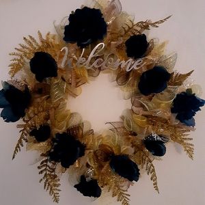 "Welcome" Wreath